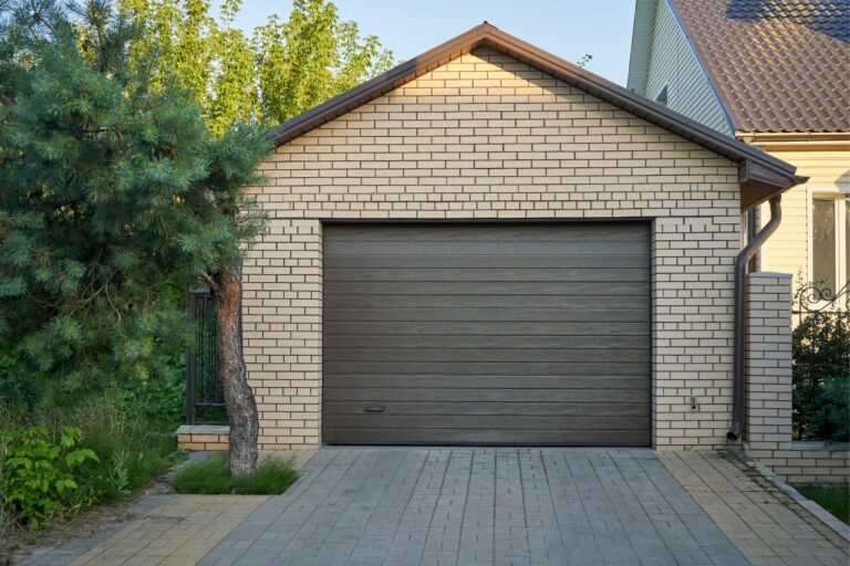 garage construit avec permis de construire