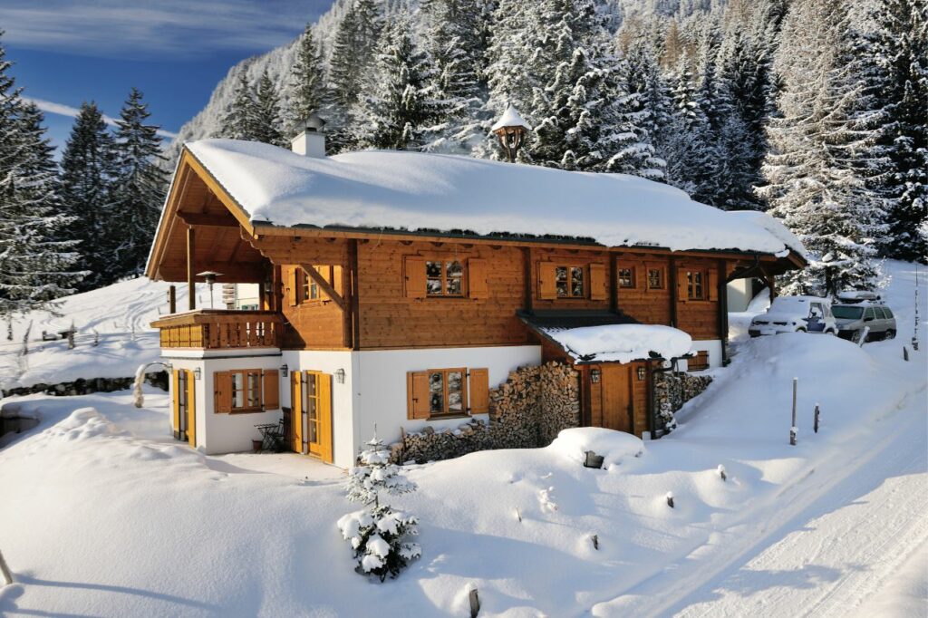 chalet dans les alpes pour faire de la location saisonnière