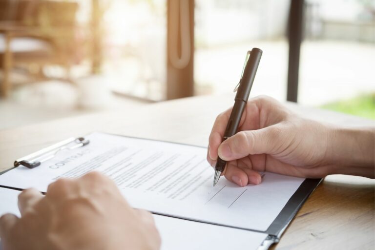 signature acte authentique chez un notaire