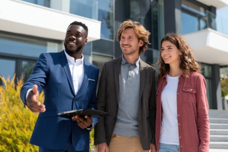 chasseur immobilier avec des clients, tarifs
