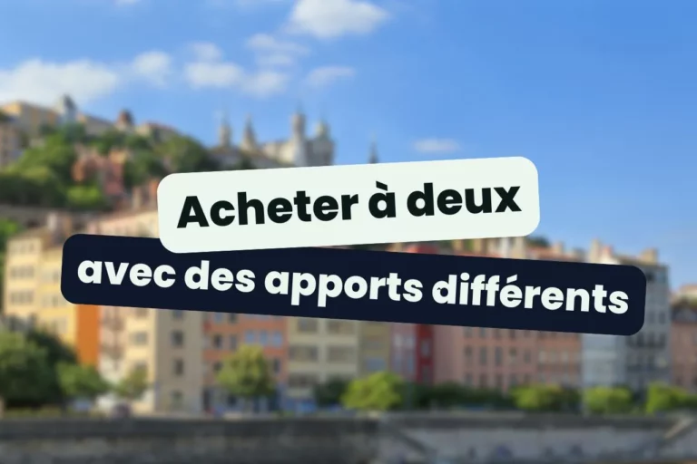 acheter à deux apports différents