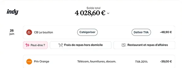 Logiciel comptabilité Indy